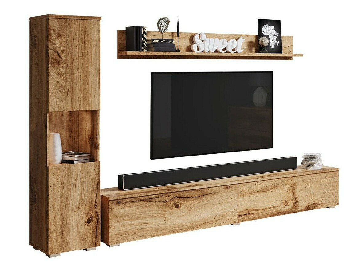 Conjunto de salón Sarasota 130 (Roble wotan)