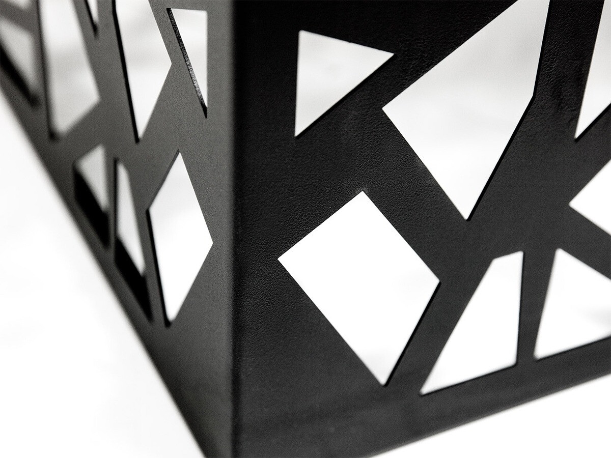 Mesa de centro Germantown 102 (Negro mate + Blanco brillante)