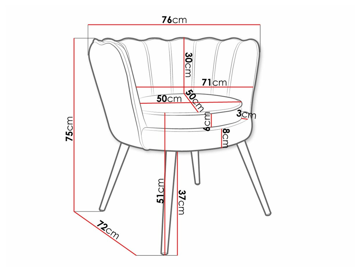 Sillón Comfivo Univae (Azul + Dorado)