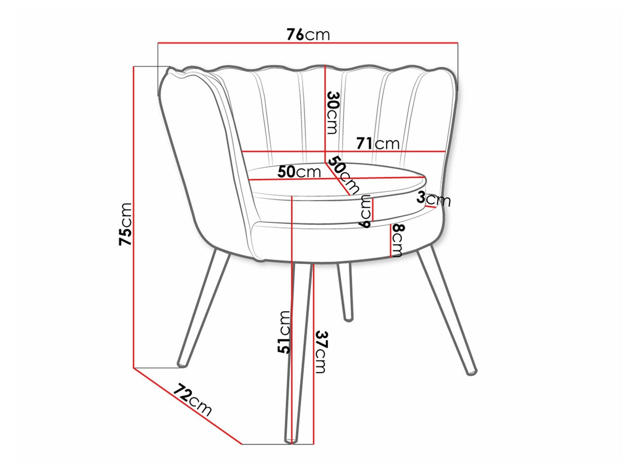 Sillón Comfivo Univae (Verde + Dorado)