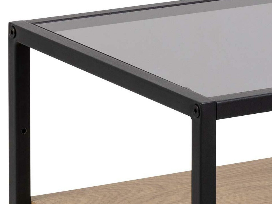 Mesilla de noche Norsica 695 (Negro + Roble salvaje)