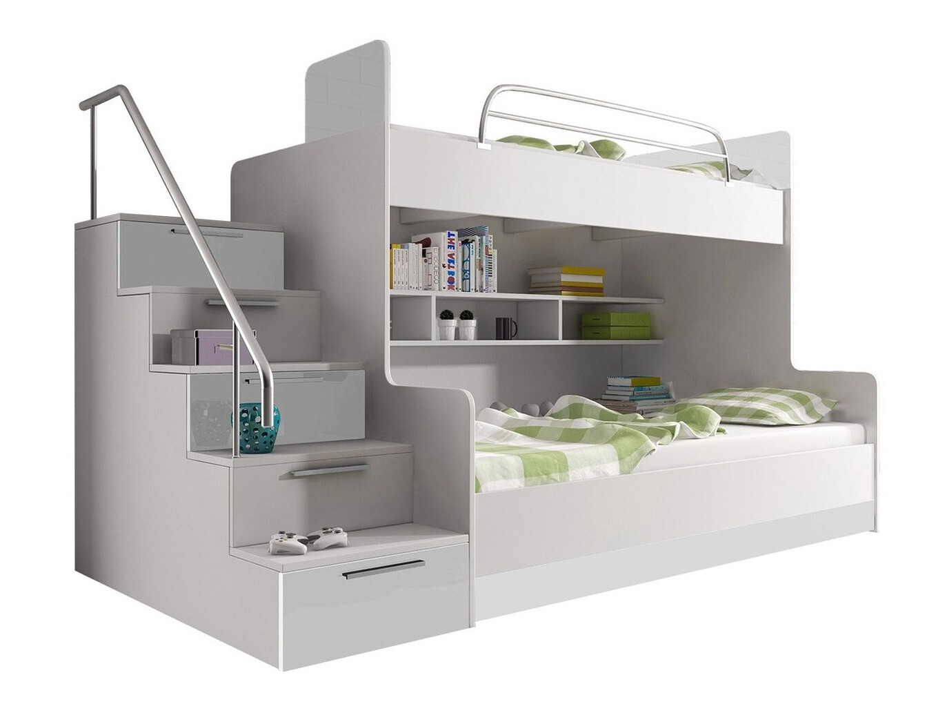 Litera Campus (Blanco + Blanco brillante)