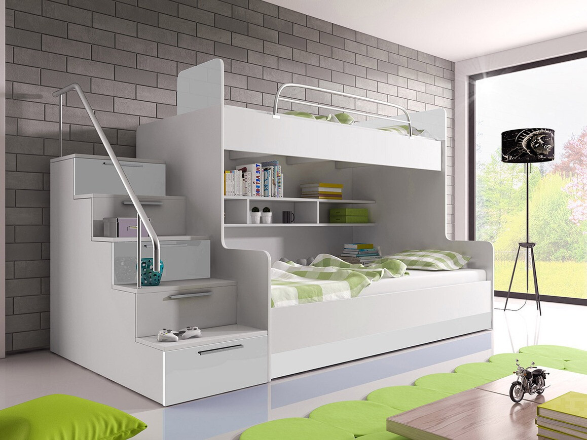 Litera Salmere 111 (Blanco + Blanco brillante)