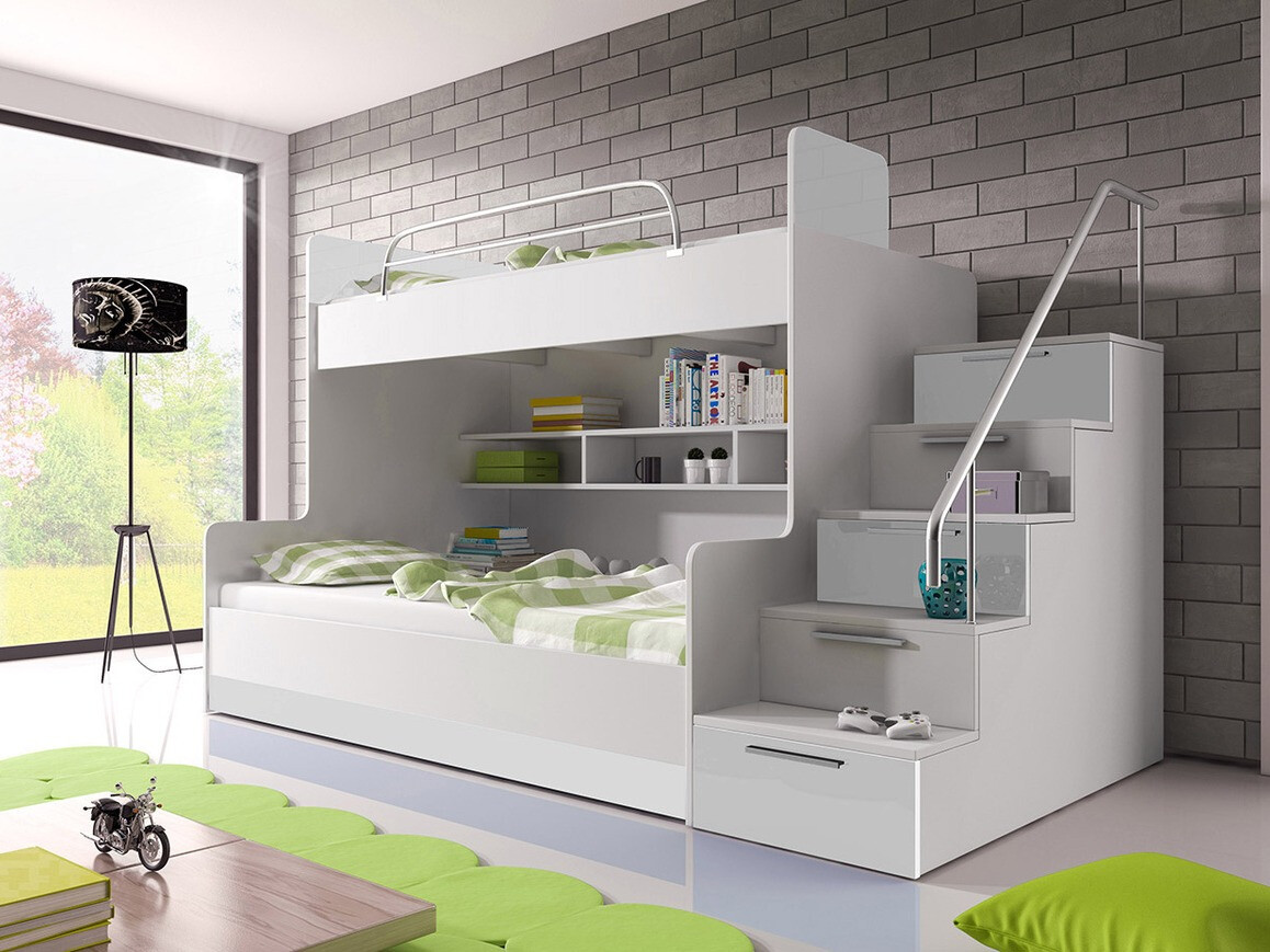 Litera Salmere 111 (Blanco + Blanco brillante)