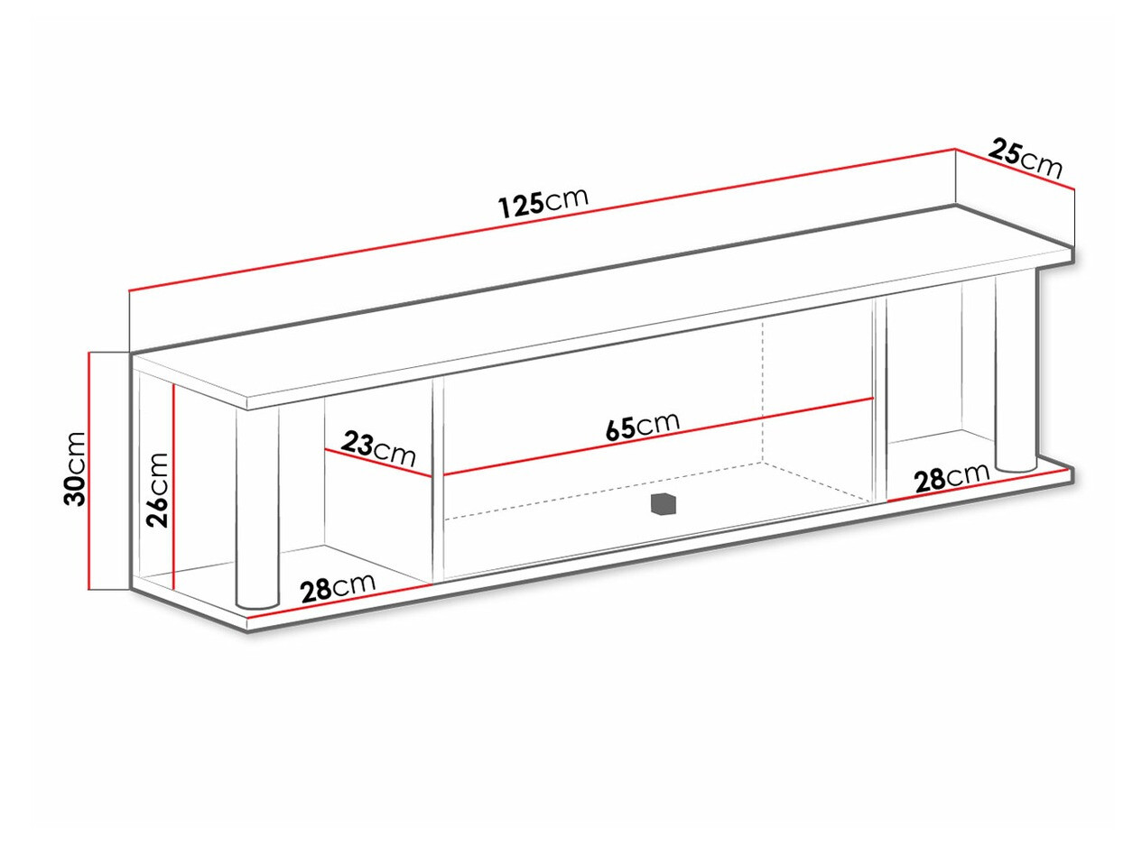 Estantería de pared Omaha P110
