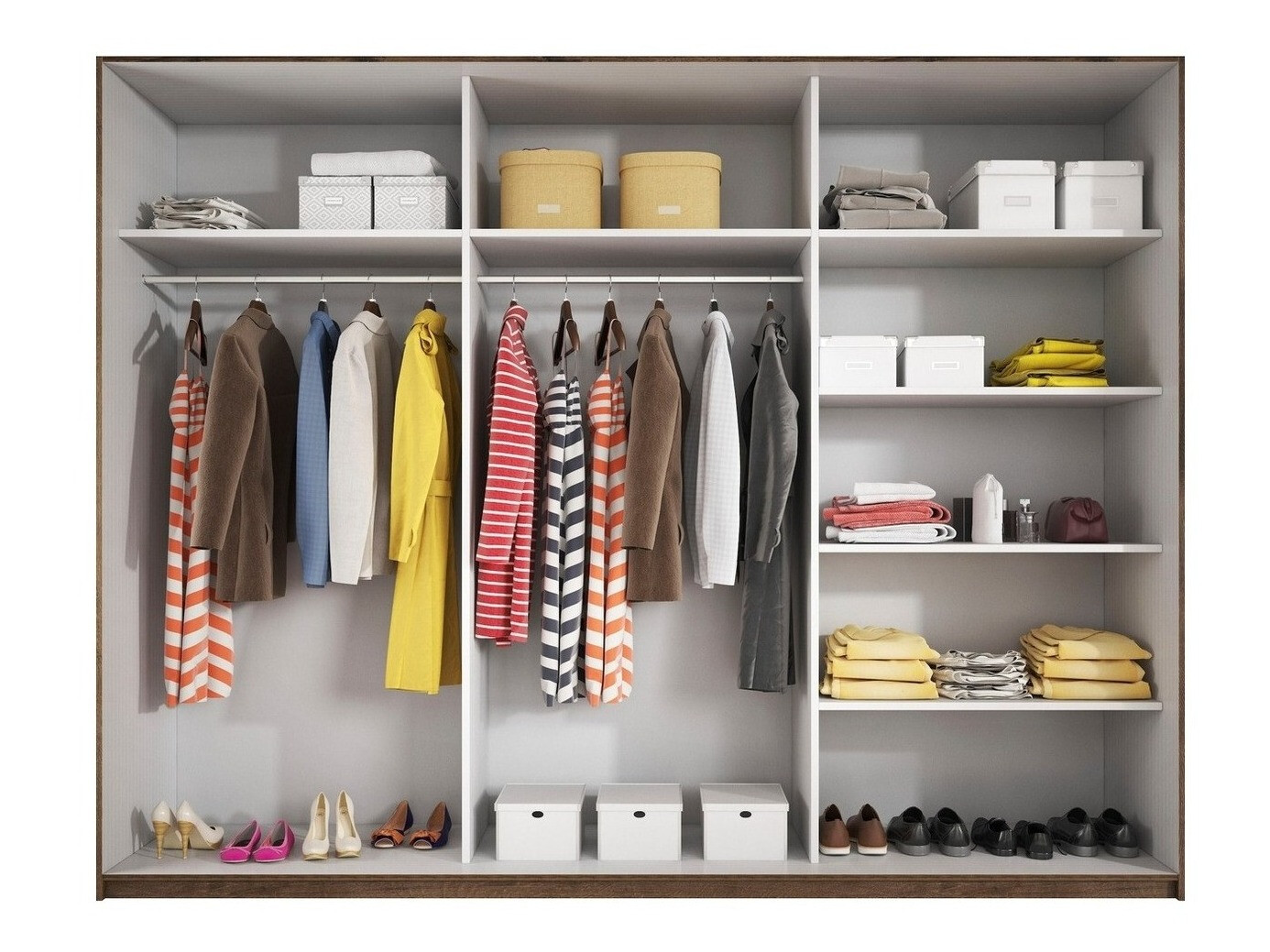 Armario Levruvu 105 (Roble del Monastery + Negro)