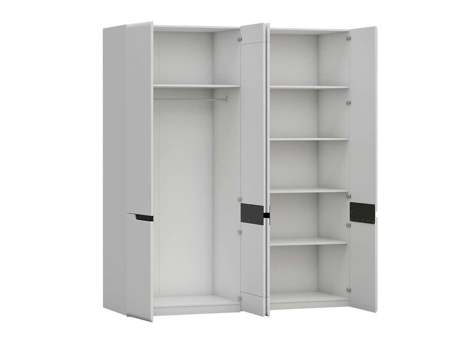 Armario Austin B102 (Antracita + Gloss antracita)