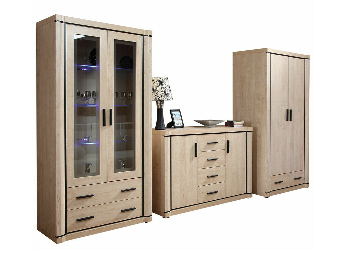 Conjunto de salón Lorelie 125 (Roble Sonoma)