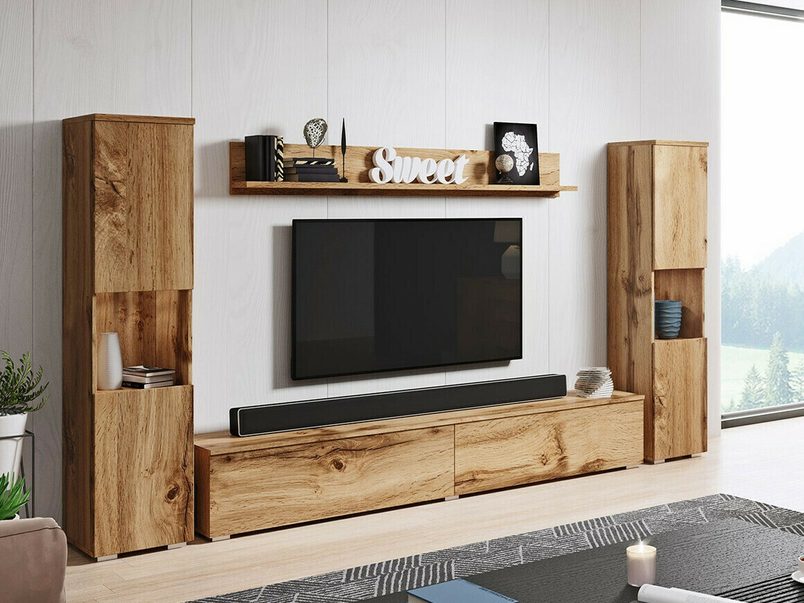 Conjunto de salón Sarasota 131 (Roble wotan)