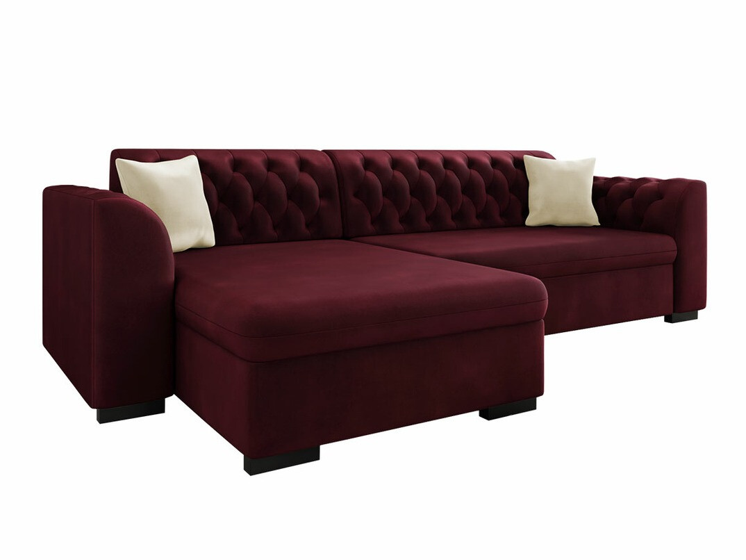 Chesterfield sofá rinconero Comfivo 252 (Magic Velvet 2202 + Magic Velvet 2250)