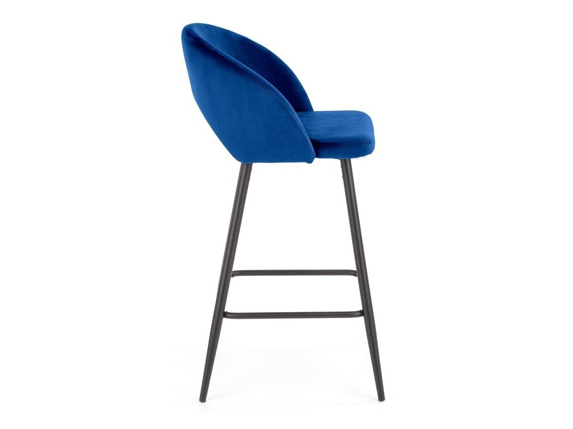 Silla de barra Houston 881 (Azul oscuro + Negro)