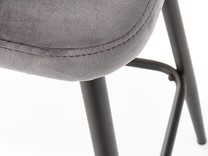 Silla de barra Houston 881 (Gris + Negro)