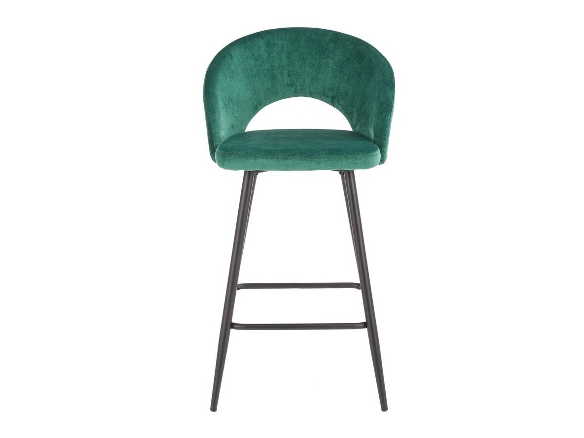 Taburete alto Houston 881 (Verde oscuro + Negro)