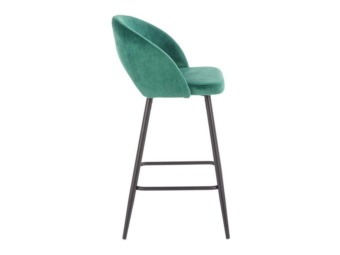 Taburete alto Houston 881 (Verde oscuro + Negro)
