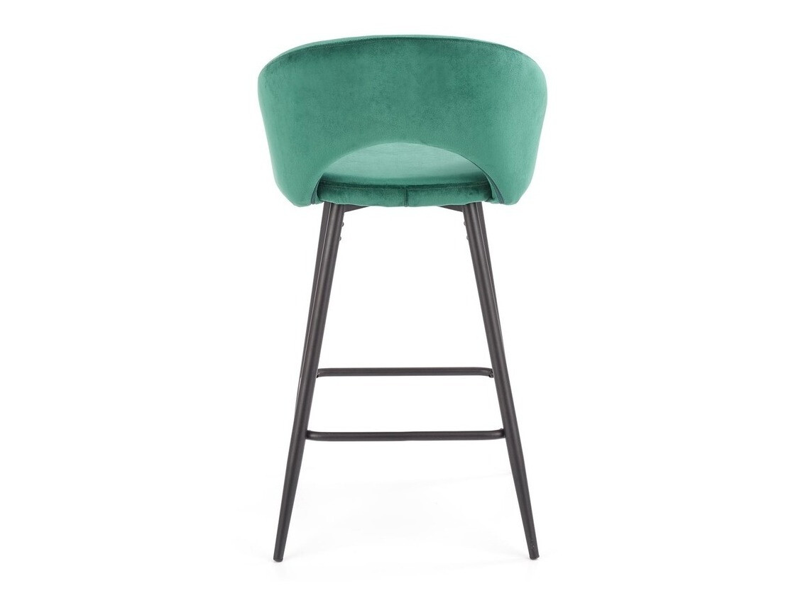 Taburete alto Houston 881 (Verde oscuro + Negro)