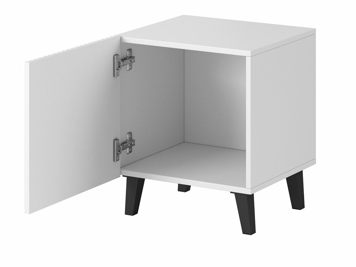 Mesilla de noche Levmari 107 (Blanco + Negro) (2uds.)