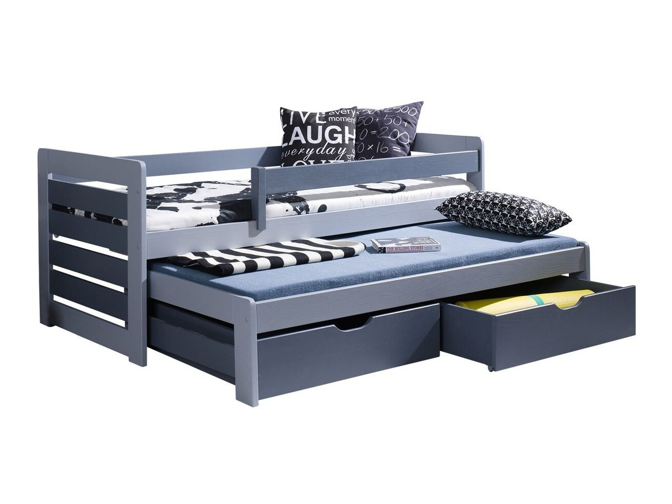 Cama Henderson 128 (Gris + Grafito)