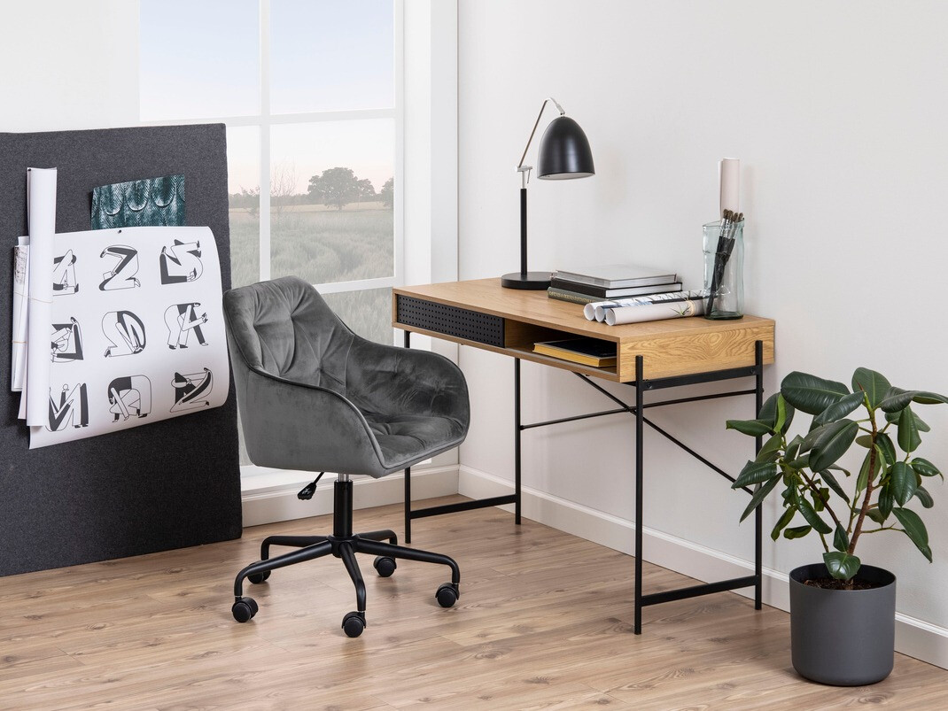 Mesa de oficina Norsica Levsori 105 (Roble salvaje)