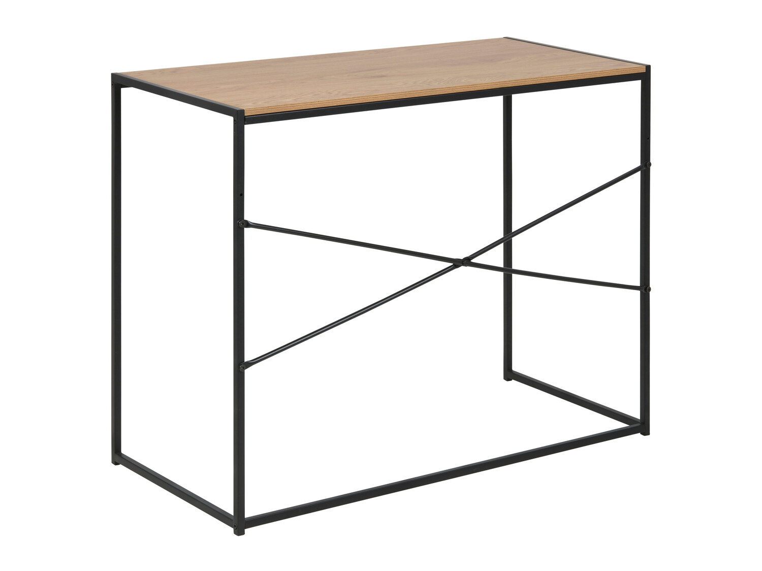 Mesa de oficina Norsica Sevferi 109 (Roble salvaje + Negro)