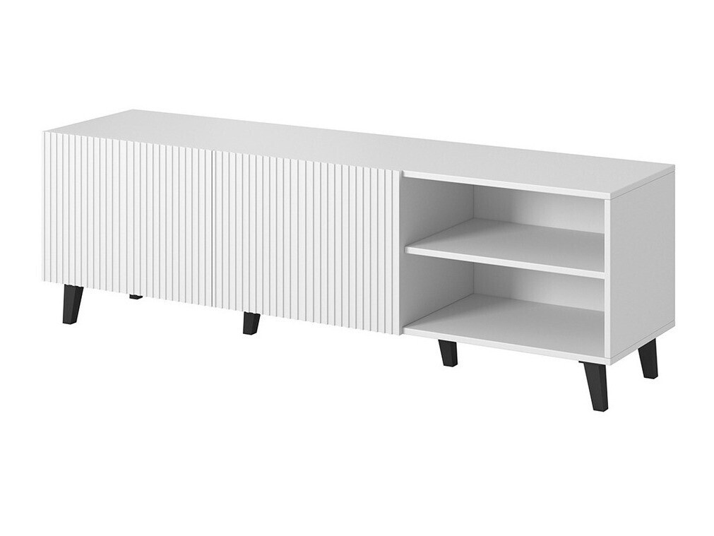 Mueble TV Levmari 102 (Blanco + Negro)