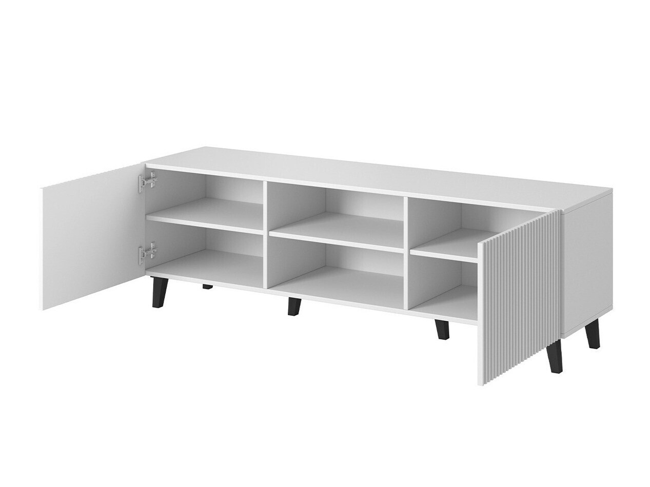 Mueble TV Levmari 102 (Blanco + Negro)