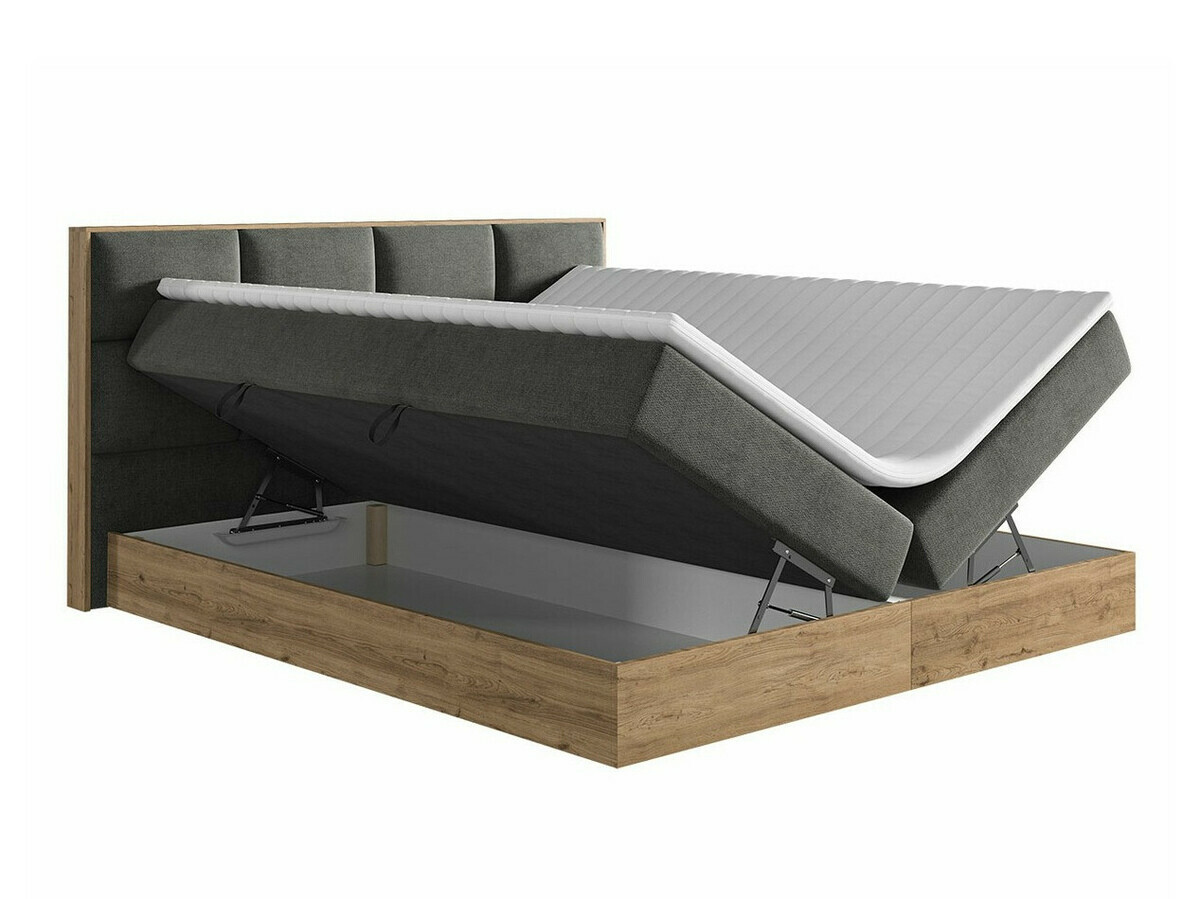 Cama continental ComfiDream 165 (Roble dorado + Soro 100)