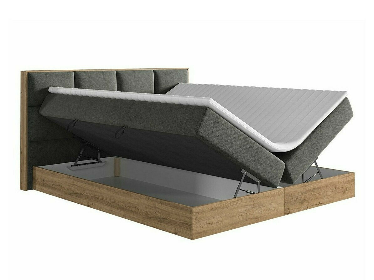 Cama continental ComfiDream 165 (Roble dorado + Soro 28)