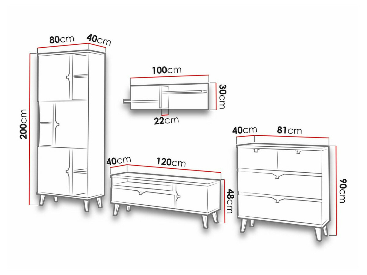 Conjunto de salón Etrmoru 146