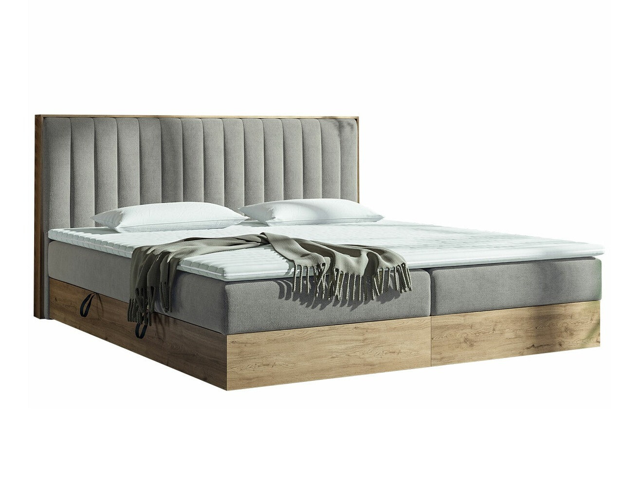 Cama continental ComfiDream 166 (Roble dorado + Soro 90)