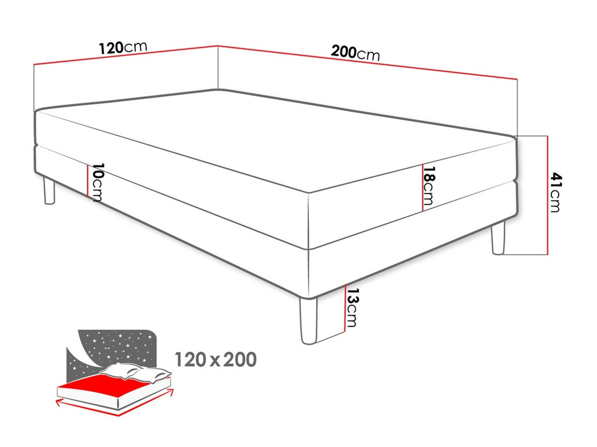 Cama Memphis 126 (Rico 18)