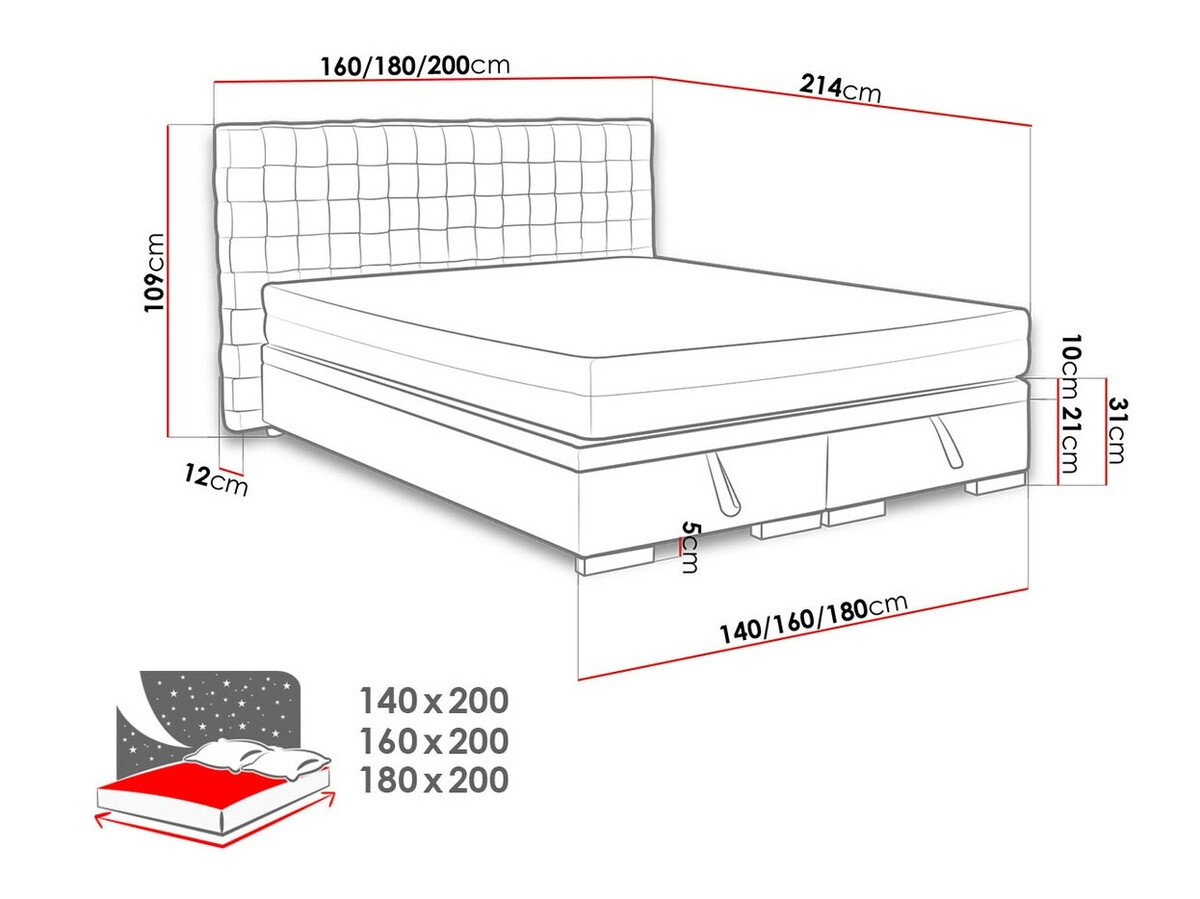 Cama Florence 110