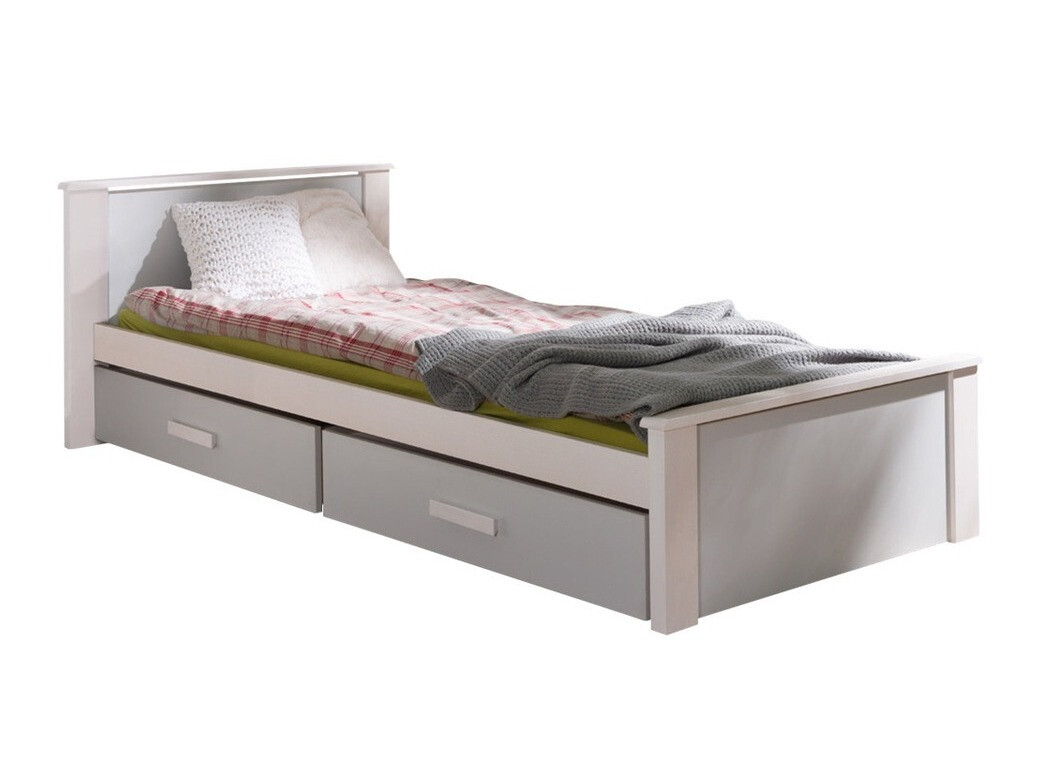 Cama Henderson 115 (Blanco + Gris)