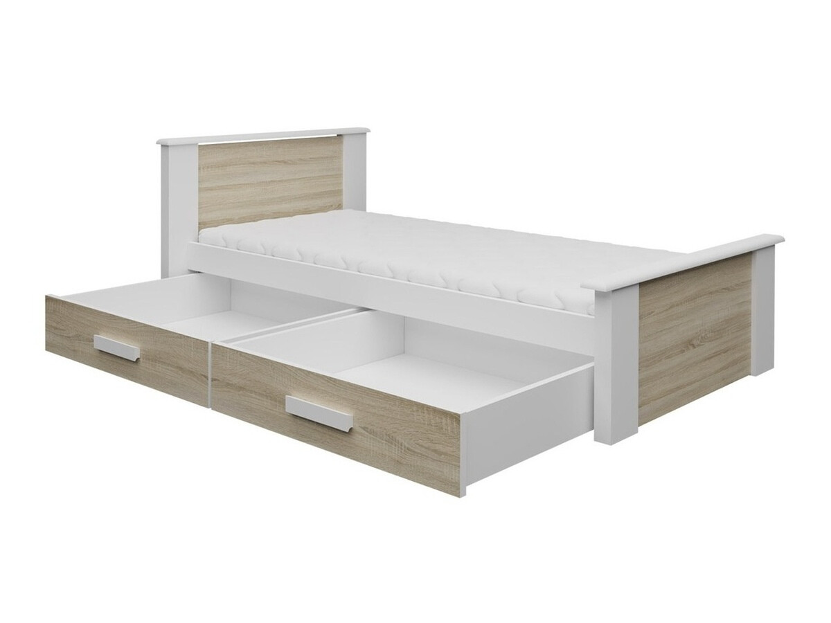 Cama Henderson 115 (Blanco + Gris)
