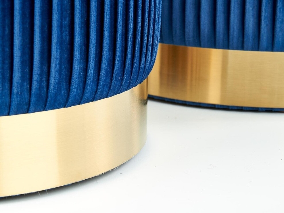 Conjunto de pufs Houston 1153 (Azul oscuro)