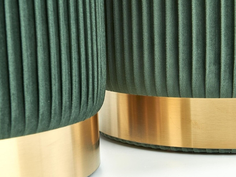 Conjunto de pufs Houston 1153 (Verde oscuro)