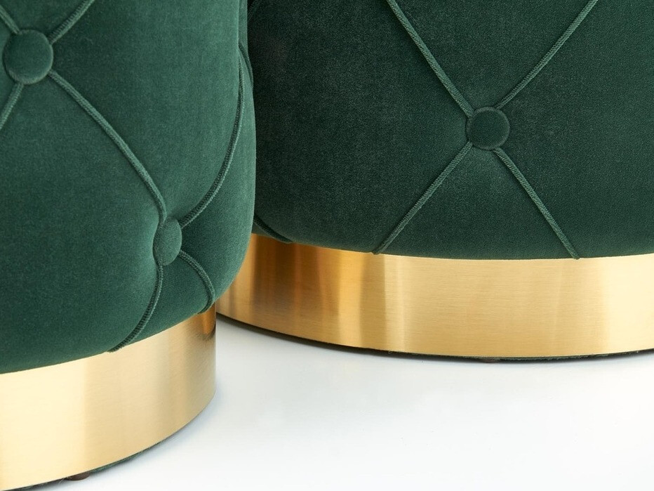 Conjunto de pufs Houston 1154 (Verde oscuro)