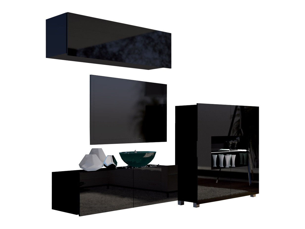 Conjunto de salón Tivdalu 113 (Negro)