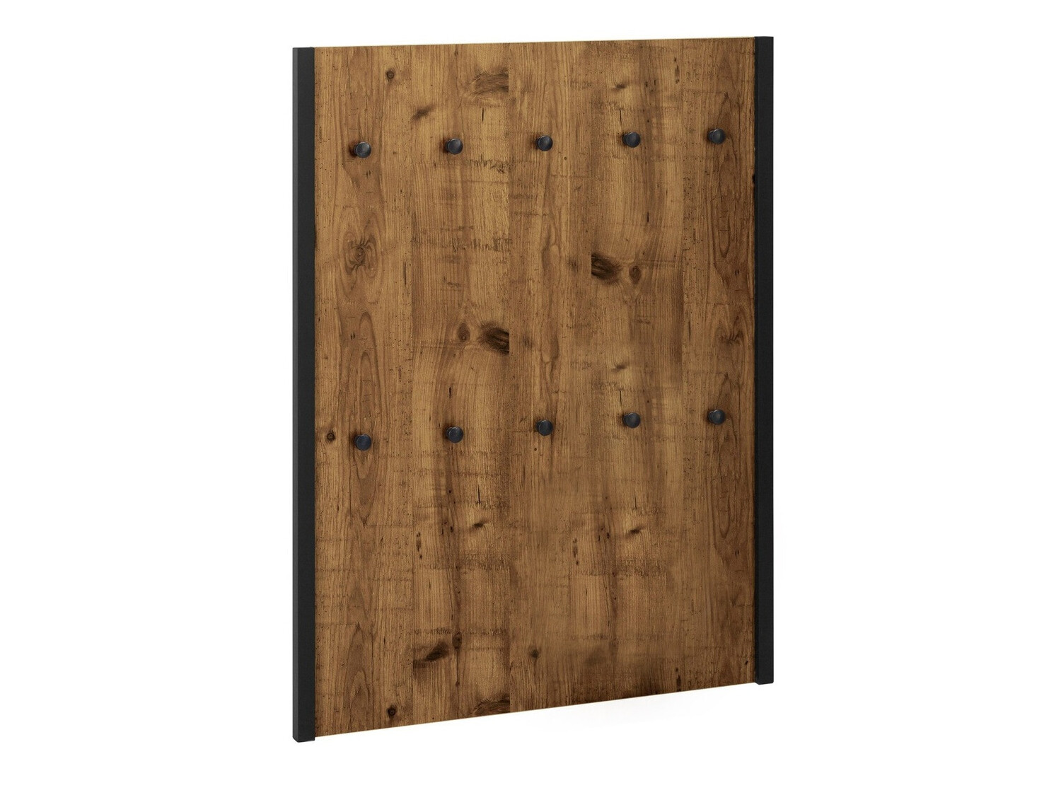 Perchero Larnovo 101 (Roble oscuro + Negro)