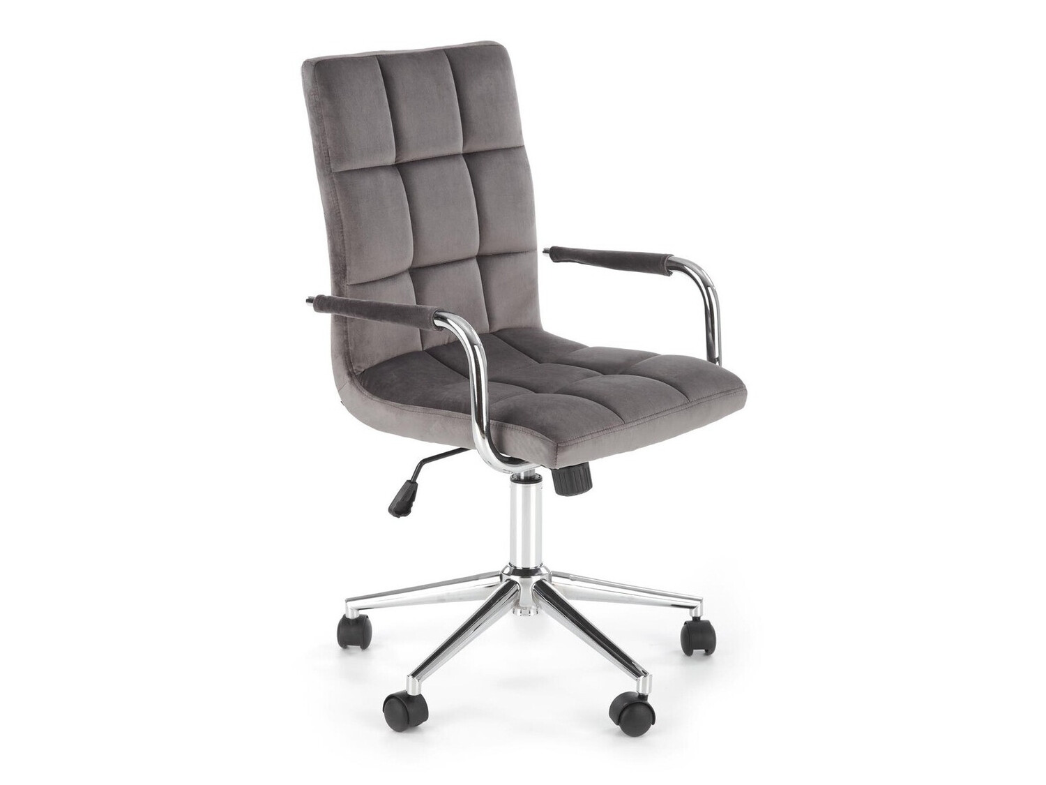 Silla de oficina Houston 1198 (Gris + Plata)