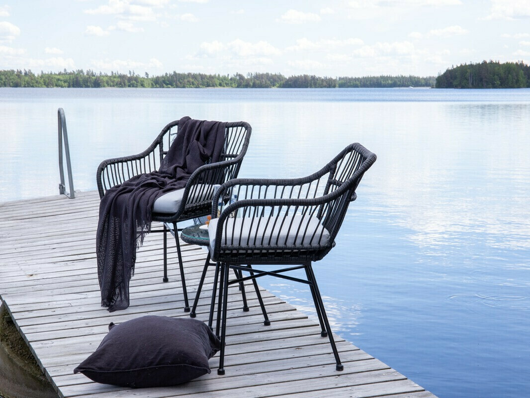 Conjunto de terraza Dallas 3117 (Negro)