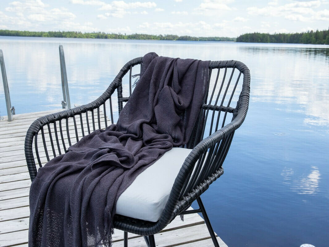 Conjunto de terraza Dallas 3117 (Negro)