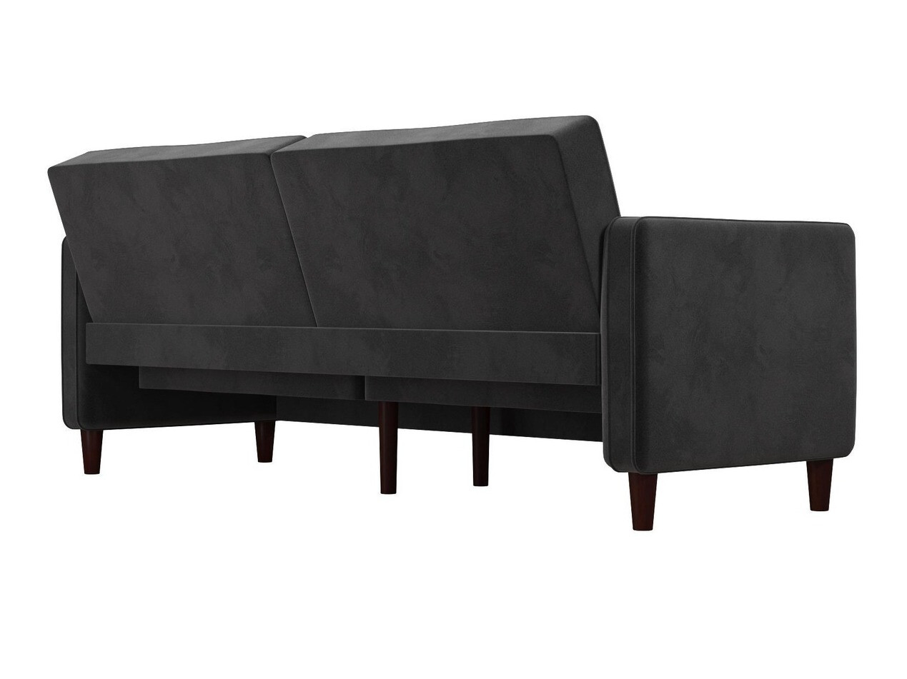 Sofá-cama Tulsa 187 (Gris oscuro)