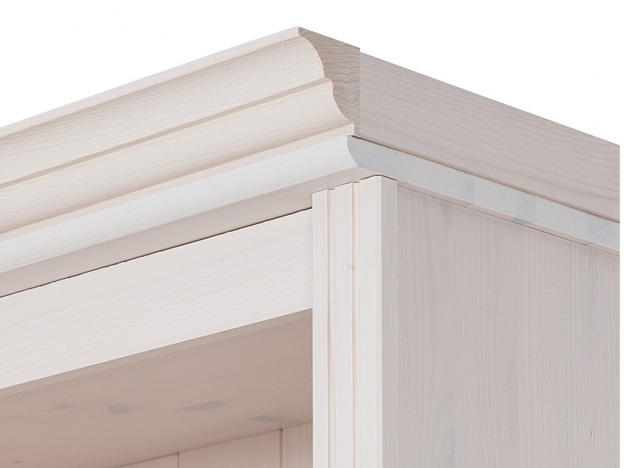 Conjunto de estantería Saltoro 126 (Blanco)