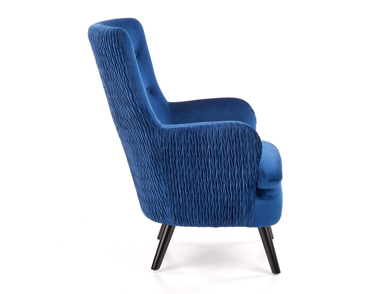 Sillón Houston 838 (Azul oscuro + Negro)