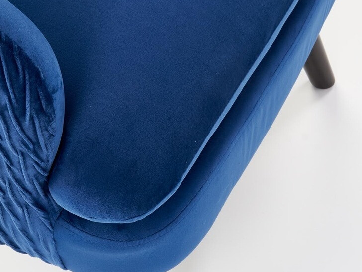 Sillón Houston 838 (Azul oscuro + Negro)