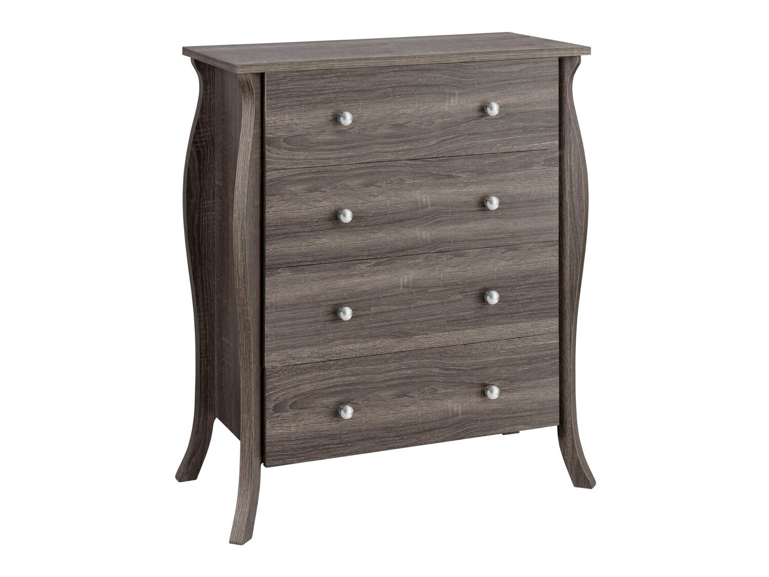 Armario de pie para baño Ophtole 104 (Roble gris)