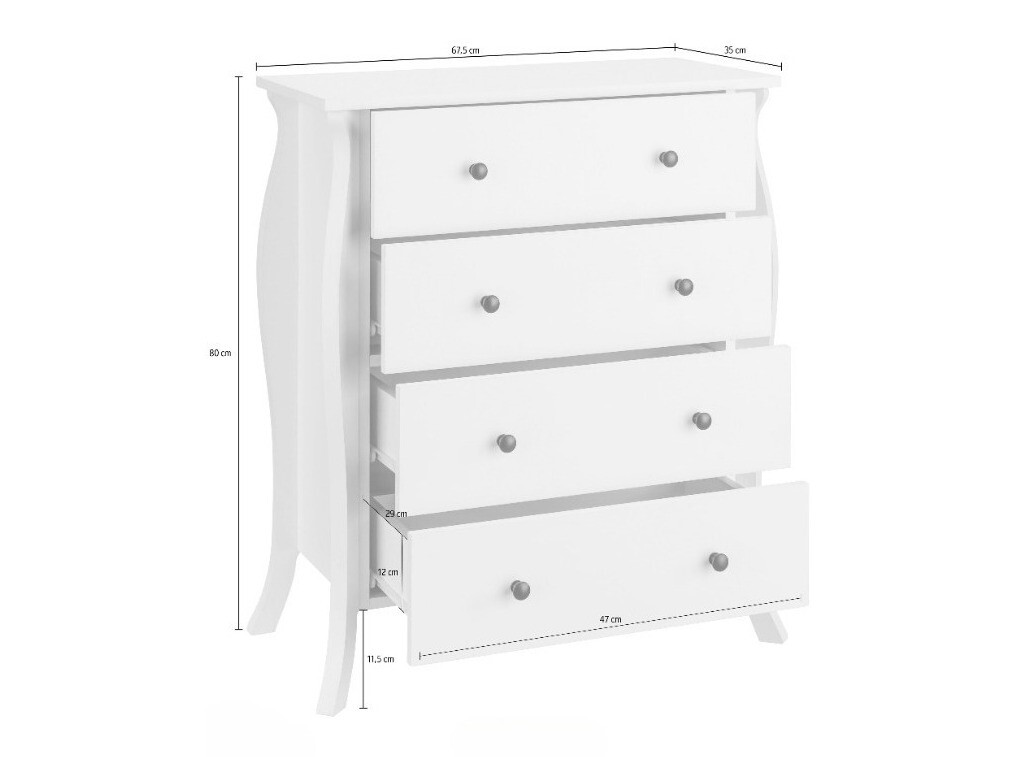 Armario de pie para baño Ophtole 104 (Roble gris)