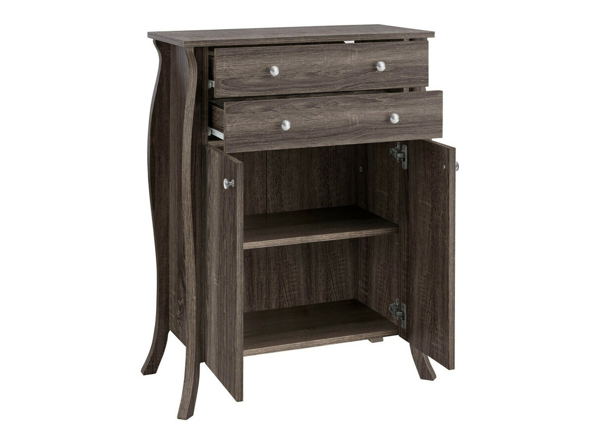 Conjunto de mueble de baño Ophtole 106 (Roble gris)