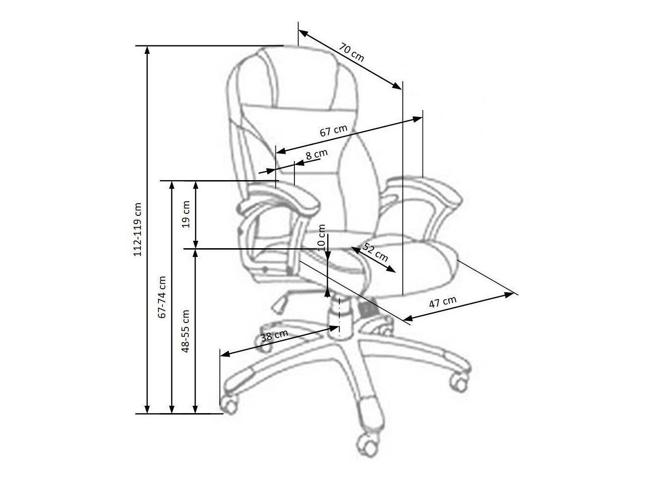 Silla de oficina Houston 1048