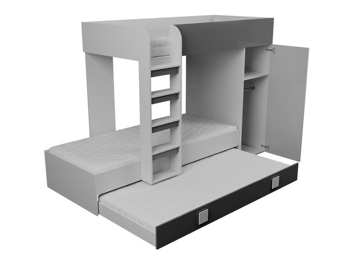 Litera Hartford 191 (Blanco + Blanco brillante + Brillo Turquesa)